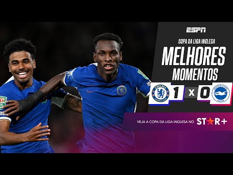 Gols e lances de Chelsea x Brighton