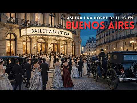 Así Era Una Noche de Lujo en Buenos Aires en la Edad de Oro de Argentina (Reconstrucción con IA)