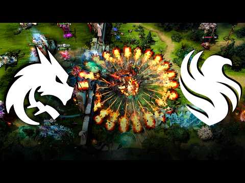 WTF JUST HAPPENED?! TEAM SPIRIT vs FALCONS - DreamLeague Season 28 - Dota 2