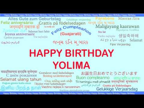 Yolima   Languages Idiomas - Happy Birthday