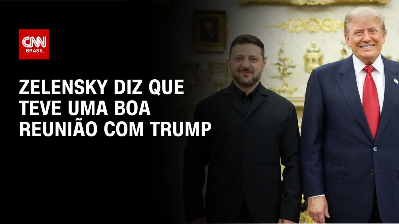 Zelensky diz que teve boa reunião com Trump na Casa Branca | BASTIDORES CNN