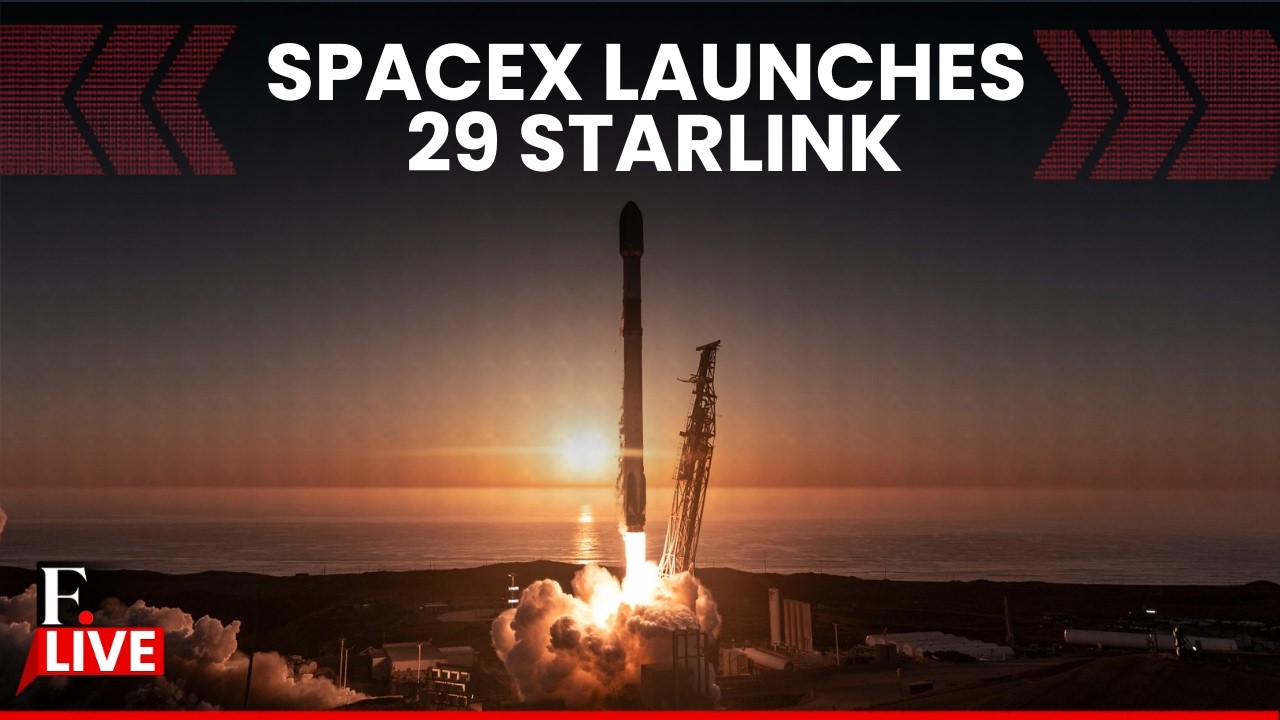 SpaceX Launches 29 Starlink Satellites on Falcon 9 Rocket | LIVE