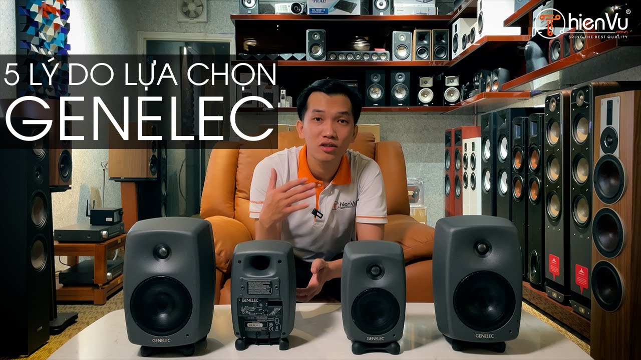 video Loa kiểm âm Genelec 8030 CW chính hãng 0