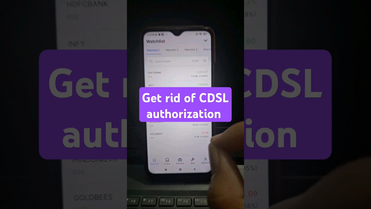 HOW TO REMOVE CDSL AUTHORIZATION FOR GTT ORDERS #bestsharetobuynow #stockmarket #trading #nifty