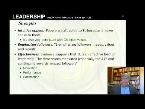Transformational Leadership Northouse 6e Chapt 9