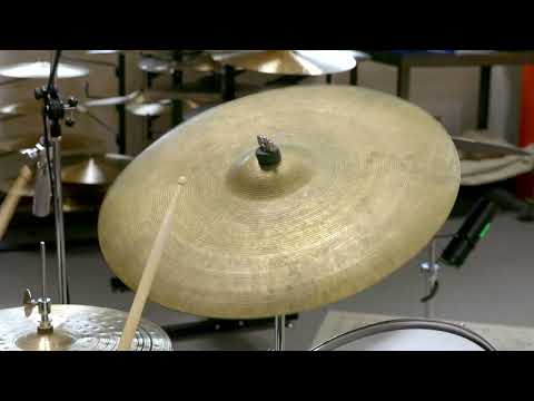 1960s Zildjian 22" A Ride Cymbal 2777g image 4