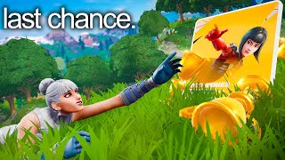 This Is My Last Chance..