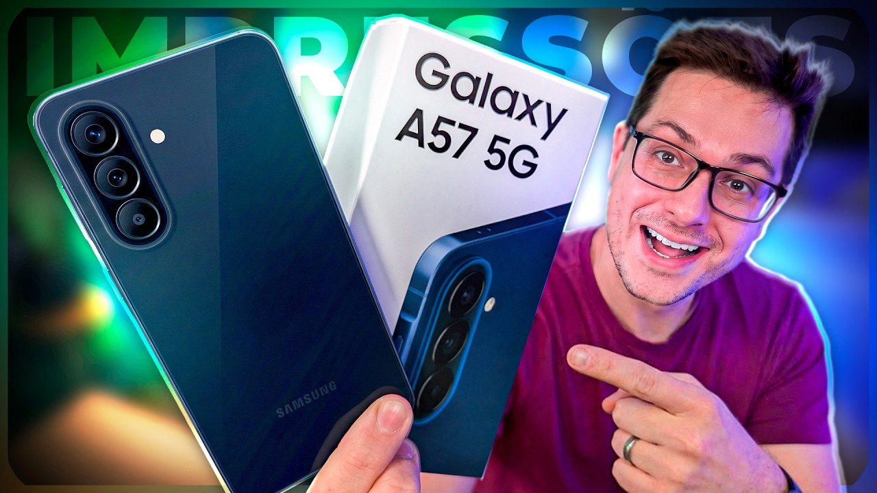 Galaxy A57 CHEGOU! Novo REI do CUSTO X BENEFÍCIO da SAMSUNG!