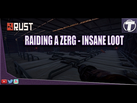 Rust Raiding A Zerg - Insane Loot - Vanilla server