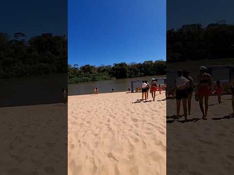 Beira Rio do Clube Thermas Água Santa em Aragarças, Goiás.