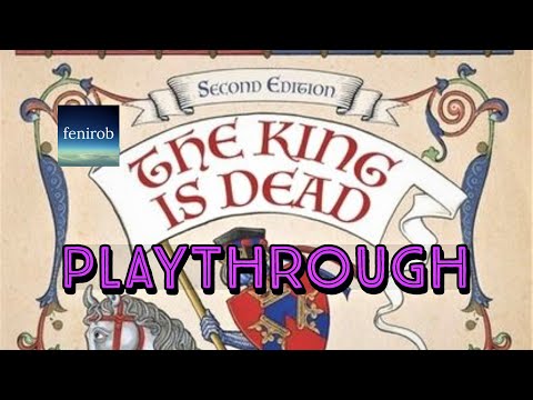 The King Is Dead Board Game | Playthrough (Two Players)