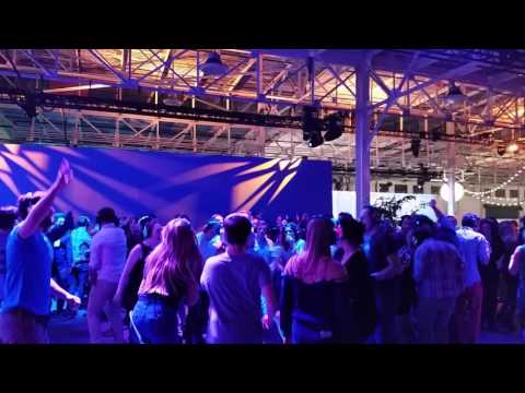 DJ Jeremy live at a Silent Disco holiday event in San Francisco