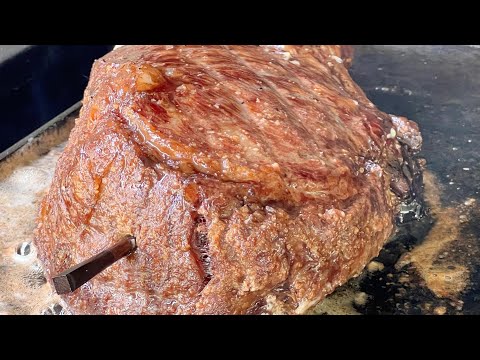Epic Searing On My Thick Ribeye Steak | “Mayo Vs Rendered Duck Fat” | Grill Nation