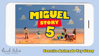 Vídeo de Convite Animado Toy Story