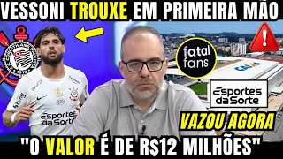 VESSONI TROUXE DETALHES DO VALOR MILIONÁRIO DO MÁSTER PONTUAL! POR ESSA NINGUÉM ESPERAVA! 