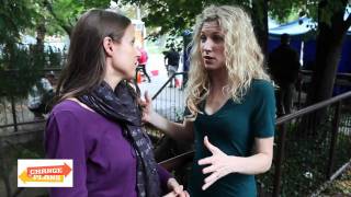 Brooke White Interview on &quot;Change of Plans&quot; set with 5 Minutes for Mom