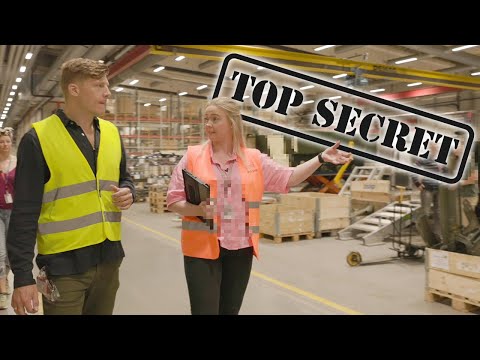 Besöker Fabriken Där Stridsfordon 90 Byggs! Hägglunds Övik!