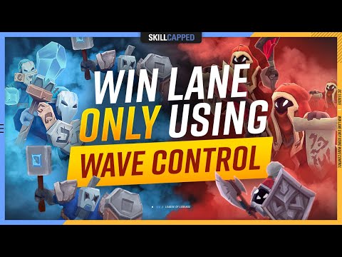 How to WIN LANE using ONLY Wave Control - League of Legends