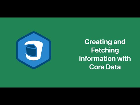 Core Data for beginners. Creating and Fetching information with Swift and Xcode
