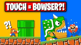 Everything Mario touches turns to Bowser?! - BTG Reacts to Funny Mario Videos