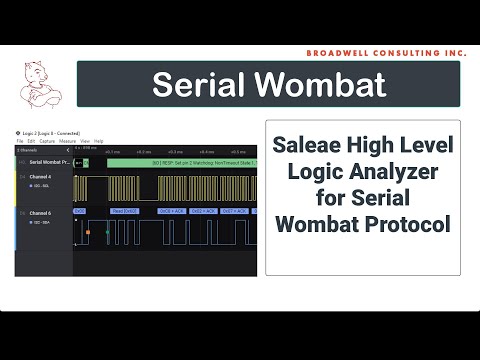 Saleae High Level Logic Analyzer decoder for Serial Wombat Protocol