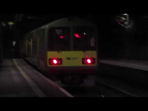 DART class 8600 leaving glenageary for howth