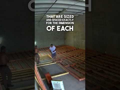 Building a Soundproof Floating Floor for Studio Isolation #tiktok innercatmusic