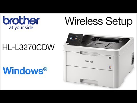 Thumbnail for Connect HL-L3270CDW to a Wireless Computer - Windows