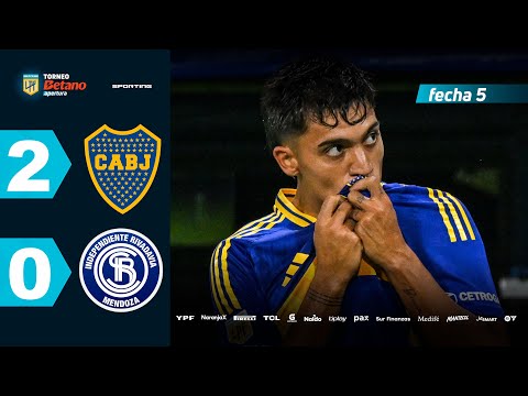 BOCA 2 - 0 INDEPENDIENTE RIVADAVIA I Resumen del partido | #TorneoBetano Apertura 2025