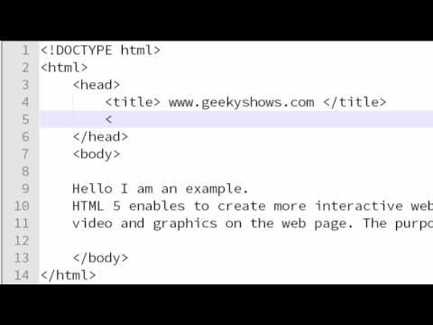 30 Description of a Web page or name and content attribute in HTML Hindi
