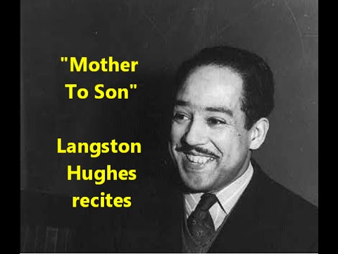 "Mother to Son" Langston Hughes recites famous Harlem Renaissance poem