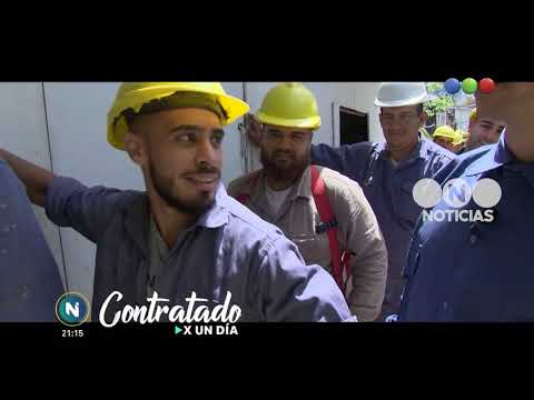 Contratado por un día: Roberto Funes Ugarte se prueba como obrero - Telefe Noticias