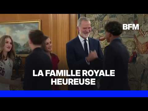 Mondial 2026: le roi Felipe VI d’Espagne et la reine Letizia reçoivent les champions du monde