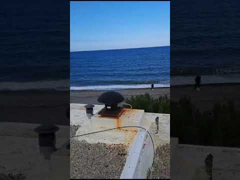 BEST BEACH VIEW:-3HOURS OF CHANIA IN GREECE & SOFT OCEAN SOUNDS 😃#shorts #short #shortvideo #viral