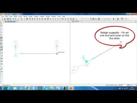 Simple Beam Analysis SAP2000