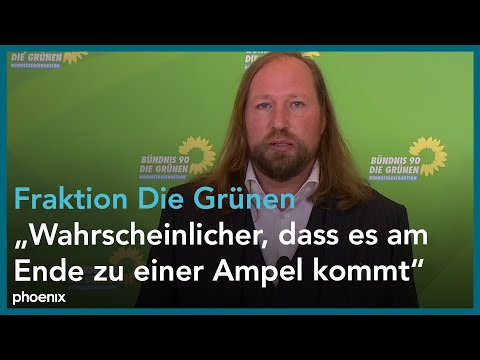 Wahl 2021: Pressekonferenz der Bundestagsfraktions-Vorsitzenden von BÜNDNIS90/DIE GRÜNEN