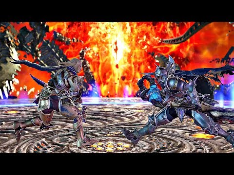 Soul Calibur 6 - Nightmare vs Siegfried Gameplay SOUL EDGE & Nightmare's Face (1080p 60fps)