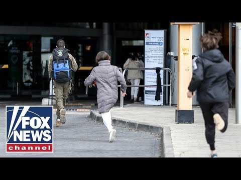 WATCH: Israelis take cover as sirens sound nationwide, state of emergency declared