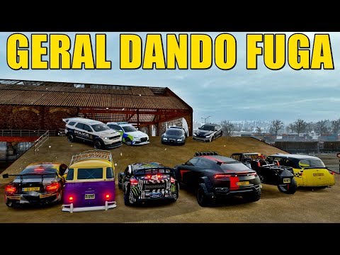 FORZA HORIZON 4 - DESTRUIÇÃO POLICIAL NA FERROVIA ABANDONADA - GAMEPLAY