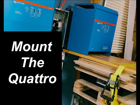 Lifting and Mounting the Victron Quattro 10kVA 48v Inverter