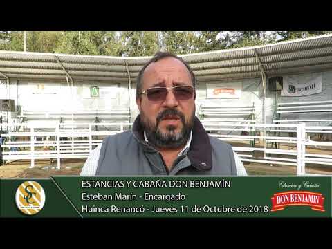 11-10-18 Nota Esteban Marin - Encargado - Estancias y Cabaña Don Benjamín - Huinca Renancó