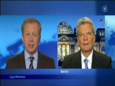 Interview mit dem Bundespräsidenten Kandidat Joachim Gauck
