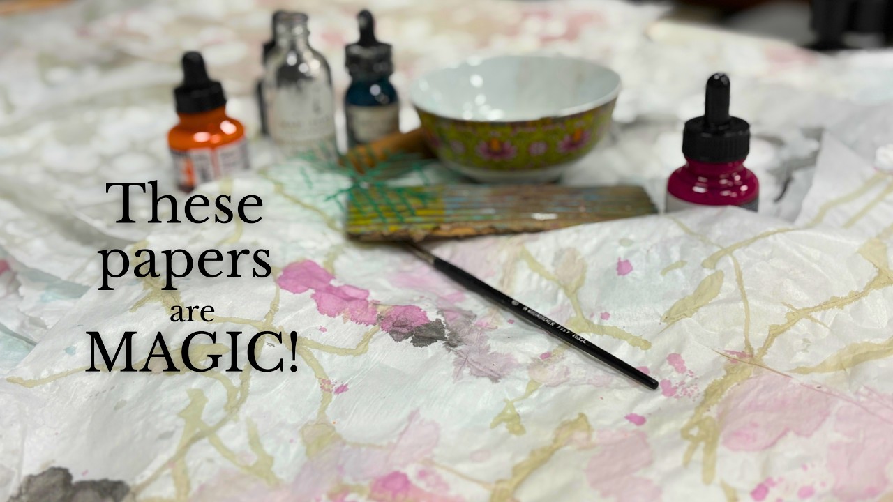 Making Translucent Patterned Papers You Can Layer