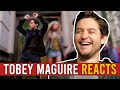 Tobey Maguire REACTS to 
