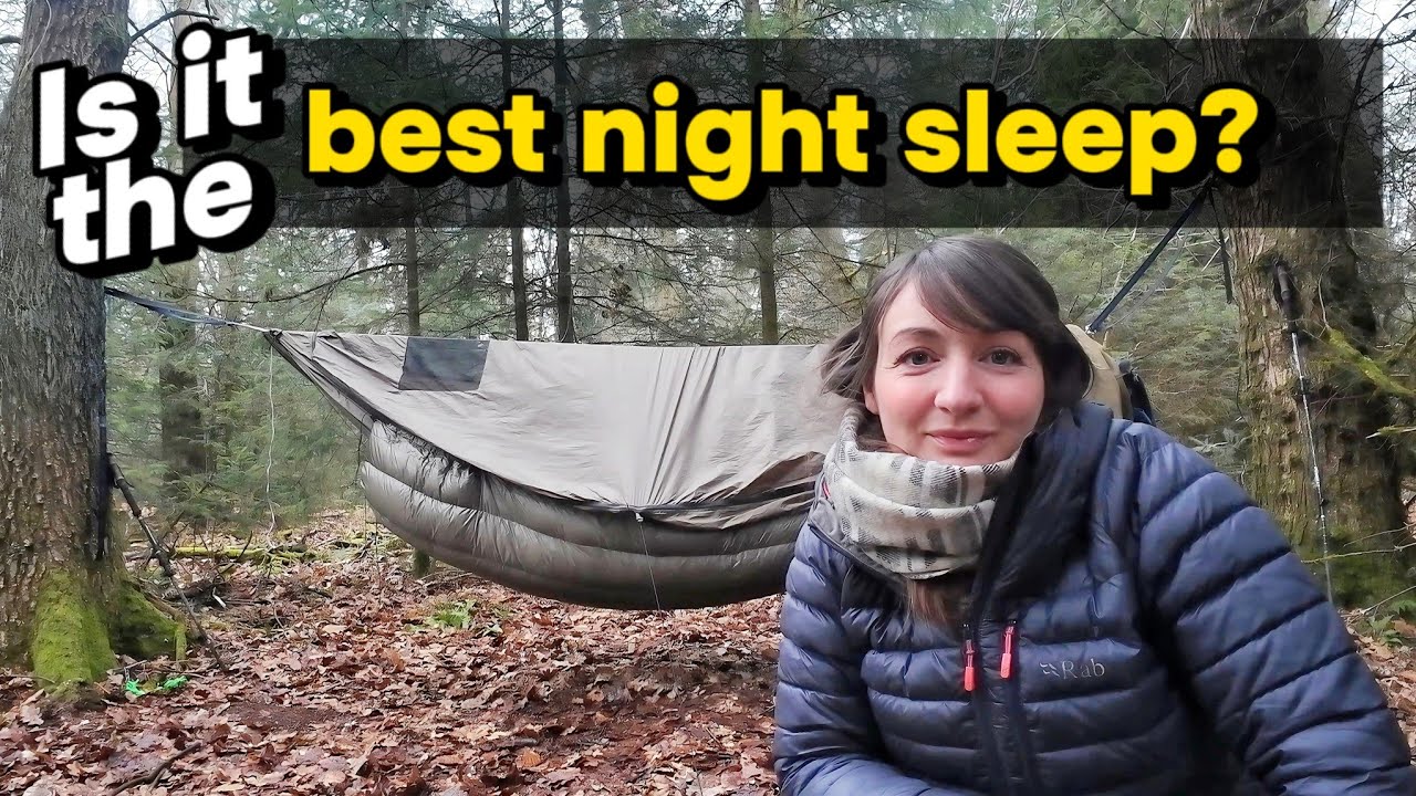 My FIRST TIME Hammock Camping - will I be warm enough in WINTER?