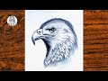 How to draw eagle | Eagle drawing easy | Eagle 🦅 drawing | eagle feather drawing | eagle eye drawing