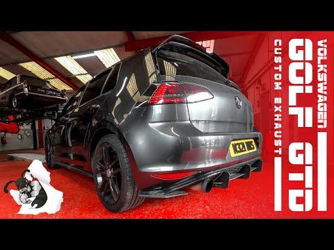 MK7 GOLF GTD CUSTOM EXHAUST & LIVE MAPPED  **MENTAL**