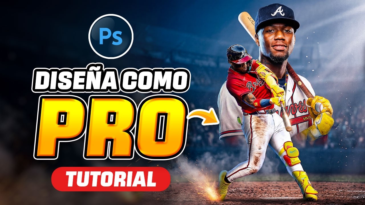 ⚾️ Crea Diseños Deportivos ÉPICOS en Photoshop (Nivel PRO 🔥)