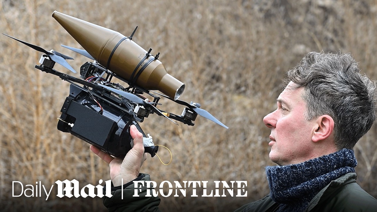 Why Ukraine War's Deadly Drones Are Now Flying By 12-Mile-Long ‘Wires' | Frontline | Daily Mail