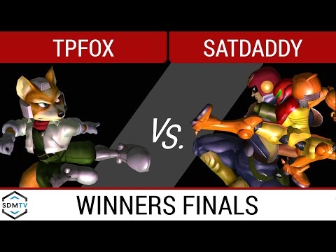 SDSU Biweekly 49 - TpFox (Fox) vs. satdaddy (Falcon/Samus/Mario) - SSBM Winners Finals - Smash Melee